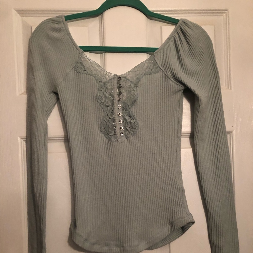 Free people long sleeved top
